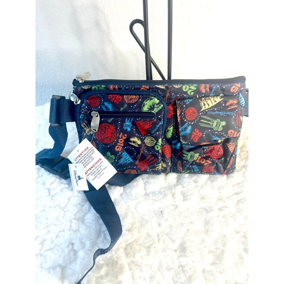 Walt Disney Handbags - NWT Walt Disney World 2015 Icons belted waist hip fanny pack bag